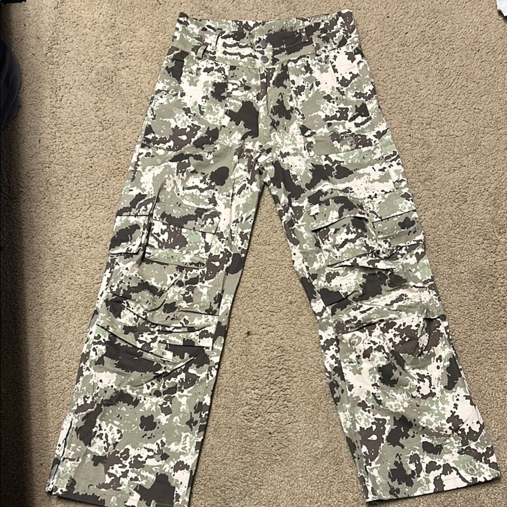 Men's Camouflage Cargo Pants y2k